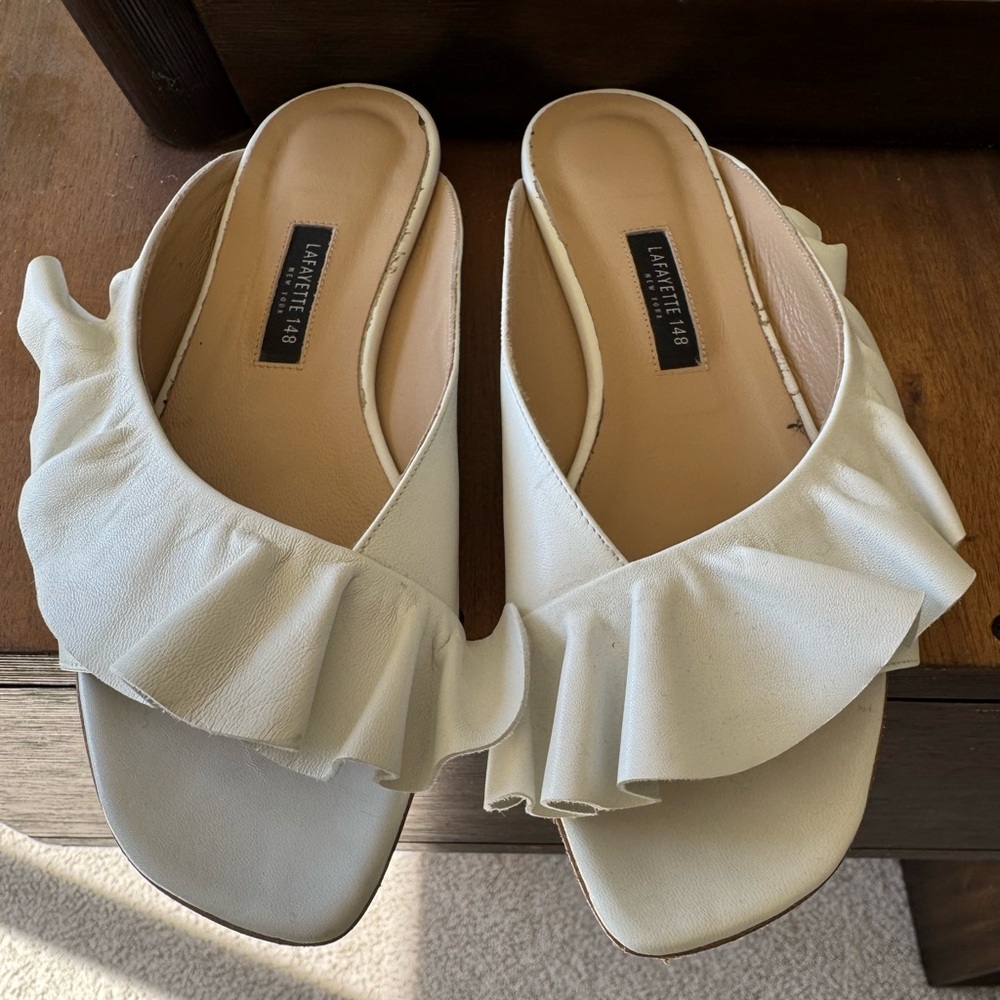 A great white sandal!
